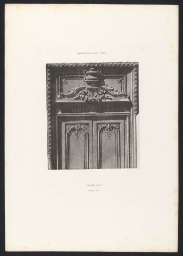 Door (presumably) of the Palais du Louvre in Paris