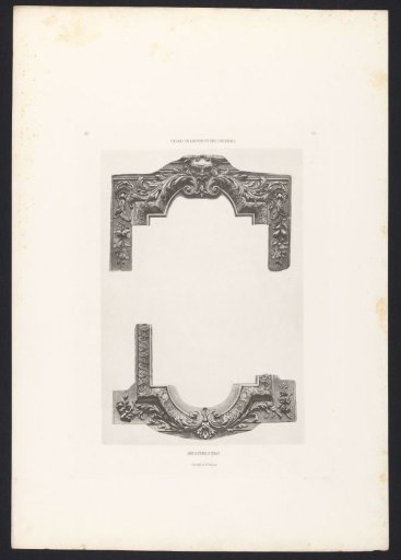 Frame (presumably) in the Palais des Tuileries in Paris