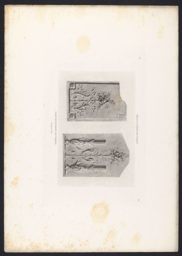 Two reliefs from the Palais des Tuileries in Paris