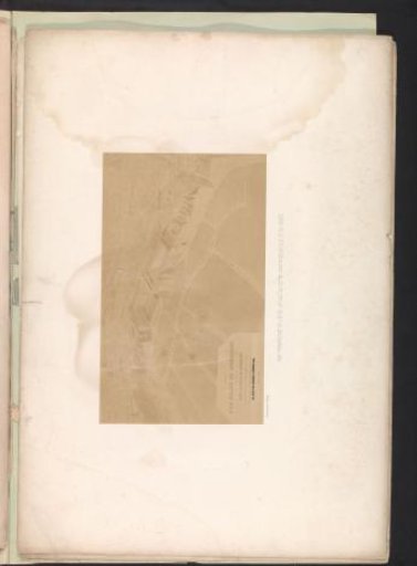 Photographic reproduction of a drawing showing a plan of Brussels