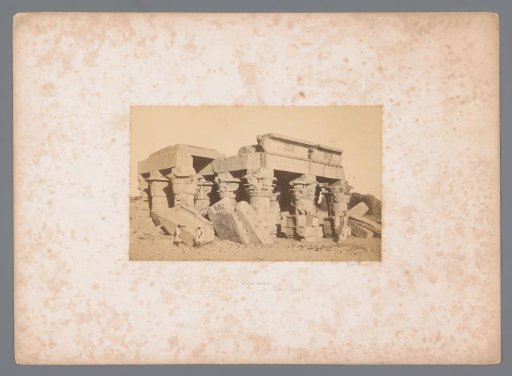 Two Unknown Men at the Ruins of the Temple of Kom Ombo