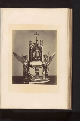 Monstrance from the Sint-Waltrudis Church in Mons, displayed at an exhibition of religious objects from the Middle Ages and Renaissance in 1864 in Mechelen