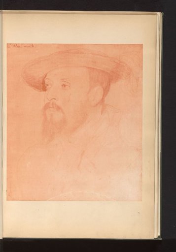Photographic reproduction of a portrait of Thomas Wentworth, 1st Baron Wentworth, by Hans Holbein
