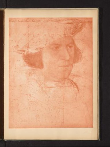 Photographic reproduction of a portrait of Henry Guildford by Hans Holbein