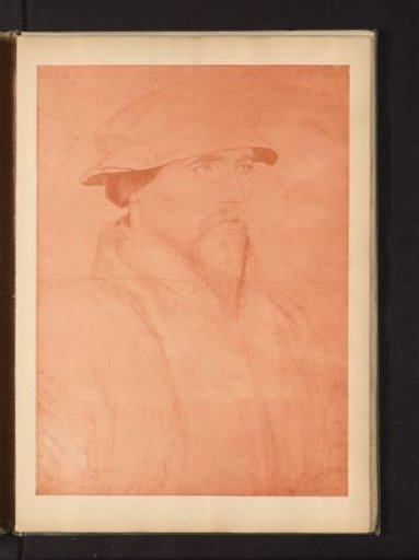 Photographic reproduction of a portrait of John Gage by Hans Holbein