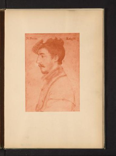 Photographic reproduction of a portrait of Nicholas Poyntz by Hans Holbein