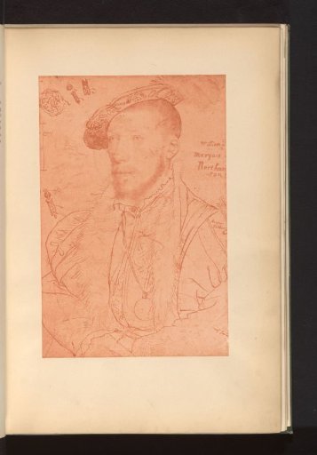 Photographic reproduction of a portrait of William Parr, Marquess of Northampton, by Hans Holbein