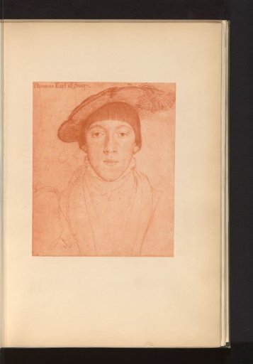 Photographic reproduction of a portrait of Thomas Howard, Duke of Norfolk, by Hans Holbein