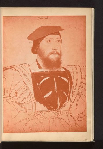 Photographic reproduction of a portrait of Thomas Boleyn, Earl of Wiltshire, by Hans Holbein