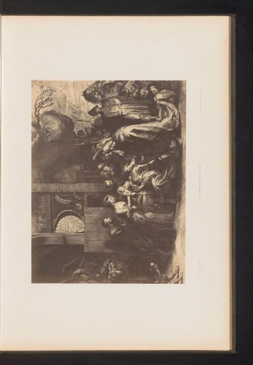Photographic reproduction of an engraving of The Adoration of the Magi by Lucas Vorsterman, after the painting by Peter Paul Rubens