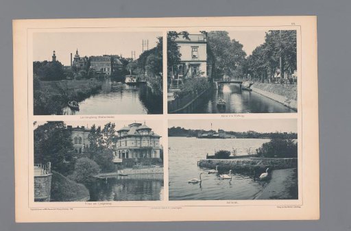 Four Views of Waterways in and Around Hamburg