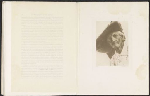 Portrait of an unknown old man with a hat