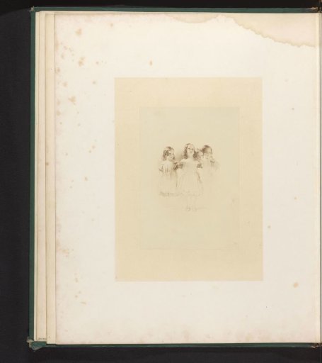 Photographic reproduction of an engraving of Rab's Companions, after the painting by Sir George Harvey