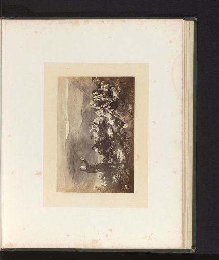 Photographic reproduction of Sabbath in the Glen by Sir George Harvey