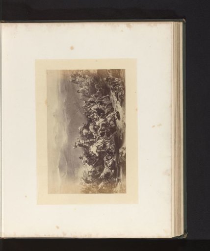 Photographic reproduction of an engraving of Drumclog, after the painting by Sir George Harvey