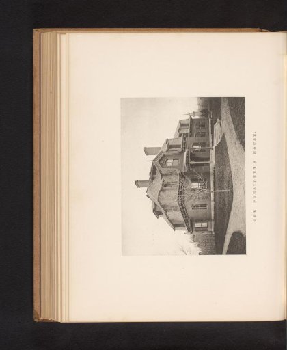 View of the director's house of Harvard University