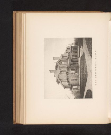 View of the director's house of Harvard University