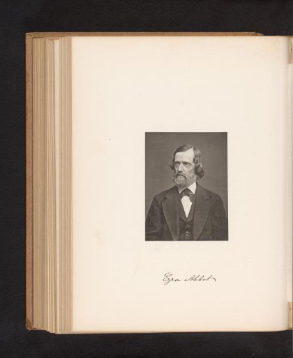 Portrait of Ezra Abbot