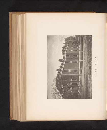 View of Dane Hall of Harvard University