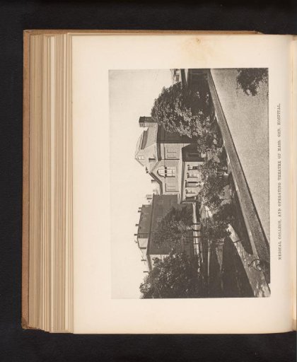 View of the medical school of Harvard University