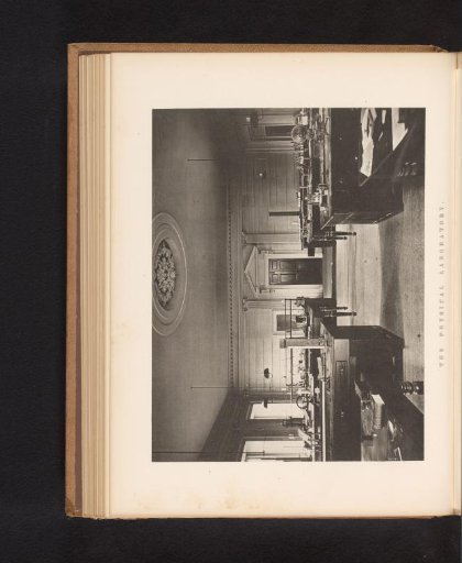 Interior of the laboratory of Harvard University