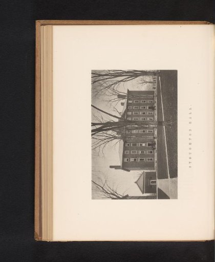 View of the Stoughton Hall at Harvard University