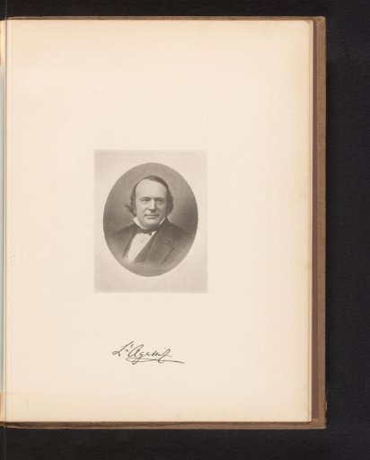 Reproduction of a Portrait of Louis Agassiz