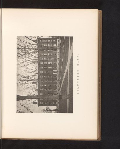 View of the Holworthy Hall at Harvard University