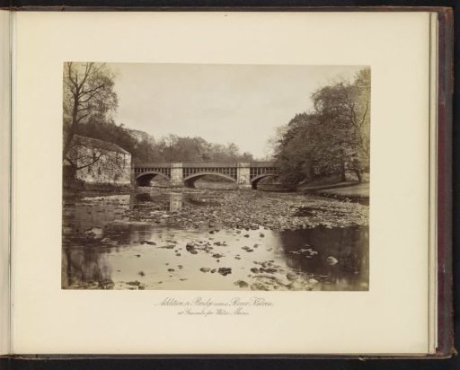 Addition to Bridge across river Kelvin, at Garscube for water mains