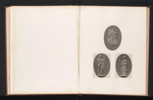 Bas-reliefs of Minerva, Juno with a Scepter, and Jupiter with a Thunderbolt and a Scepter