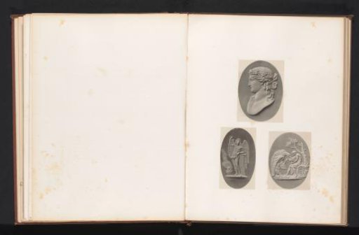 Bas-reliefs of a Maenad, Flora, and Ganymedes with the Eagle