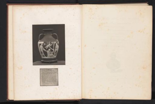 Letter and the Wedgwood replica of the Portland Vase