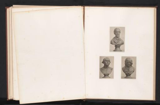 Busts of George Washington, John Milton and Edmund Spenser