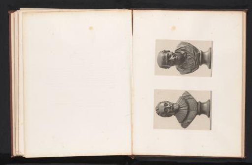 Busts of Voltaire and Hugo de Groot
