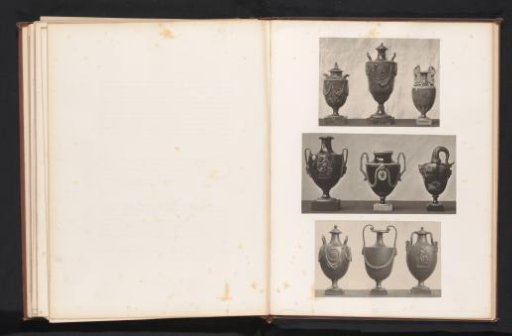 Nine vases