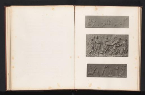 Bas-reliefs of the Delivery of Achilles to Chiron, the Death of a Roman Warrior, and a Sacrifice to Bacchus