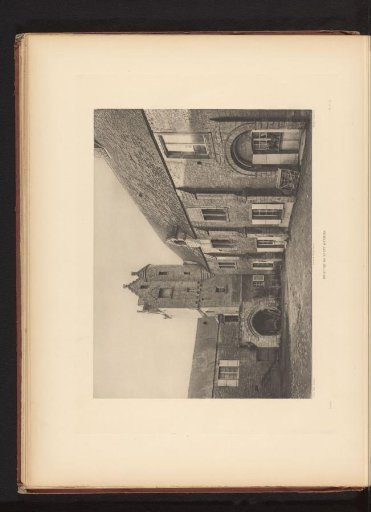 View of the Priory in Saint-Gabriel-Brécy, Normandy