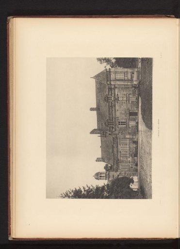 View of the Castle of Lasson, Normandy