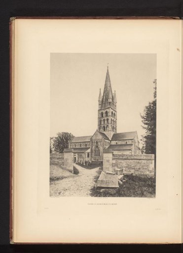 View of the Église Saint-Sulpice in Secqueville-en-Bessin, Normandy