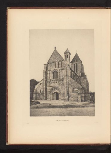 View of the Sint-Samsonkerk in Ouistreham, Normandy