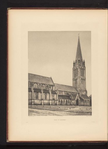 View of the Notre-Dame-de-la-Nativité in Bernières-sur-Mer, Normandy