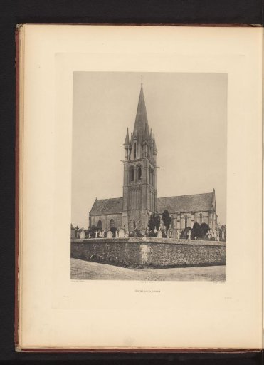 View of the Église Saint-Rémi in Douvres-la-Délivrande, Normandy