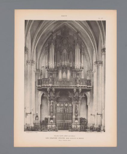 Organ in the Église Saint-Léon at Nancy