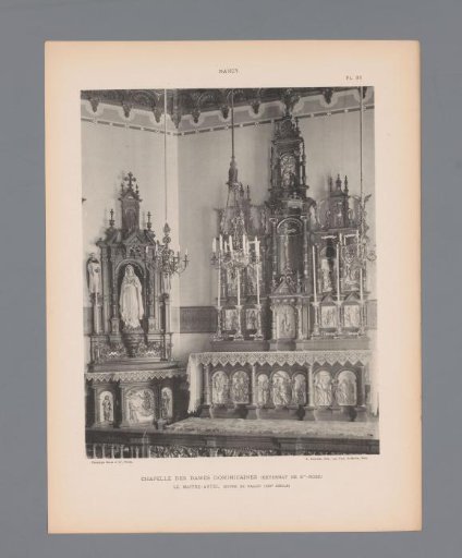 Altar in the Couvent des Dominicains at Nancy