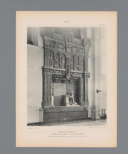 Tomb monument of René II of Lorraine in the Église des Cordeliers in Nancy