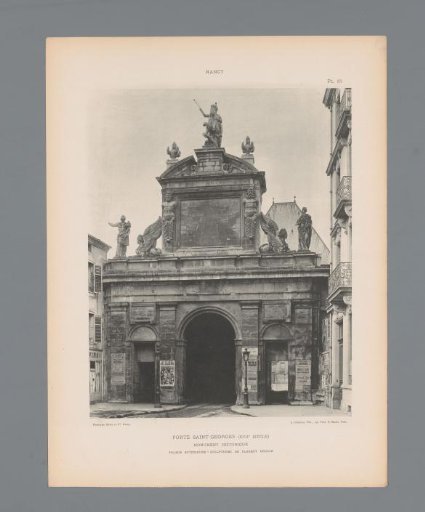 View of the Porte Saint-Georges in Nancy