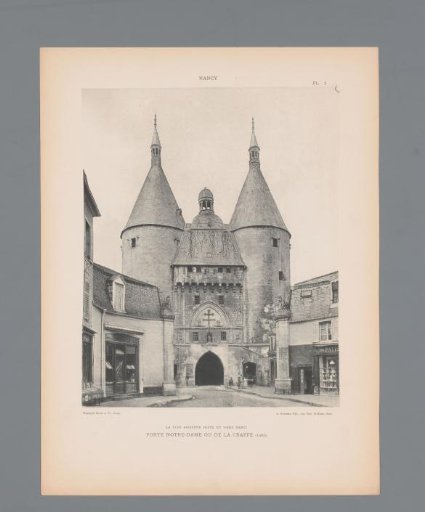 View of the Porte de la Craffe in Nancy