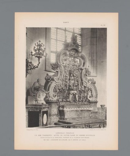 Altar in the Notre-Dame de Saint-Sigisbert in Nancy