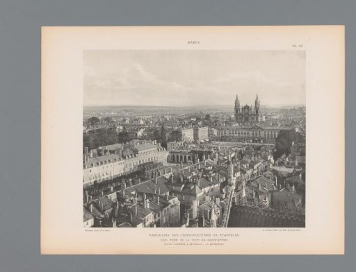 View of Nancy with Place Stanislas