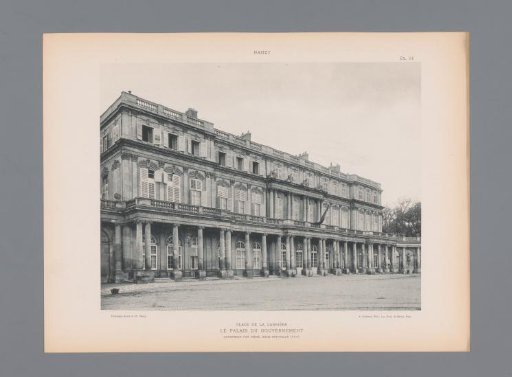 Facade of the Palais du gouvernement de Nancy